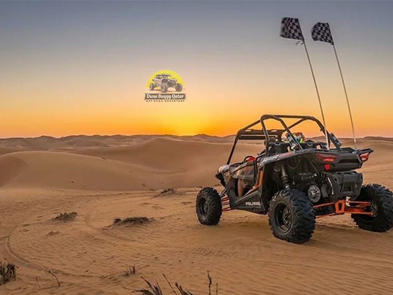 Evening Desert safari with dune buggy slider image 2
