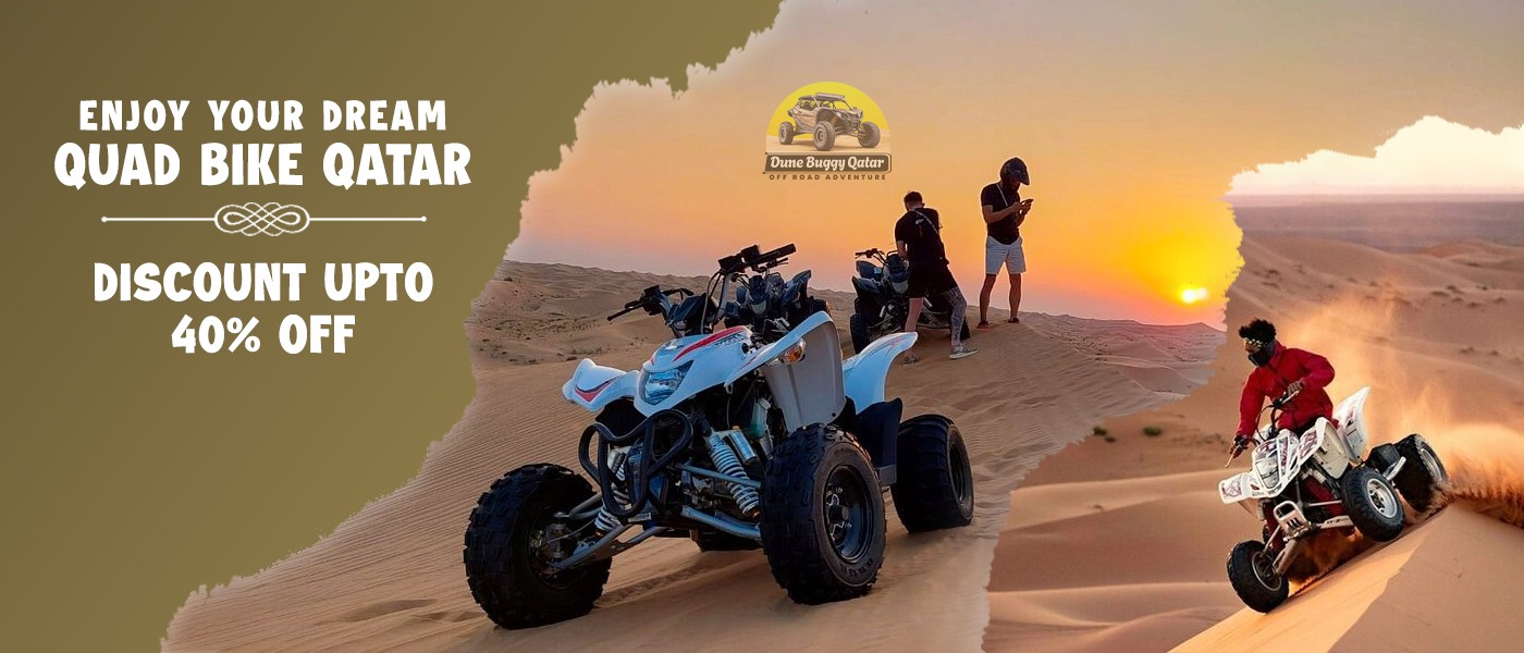 single seat quad biking banner
